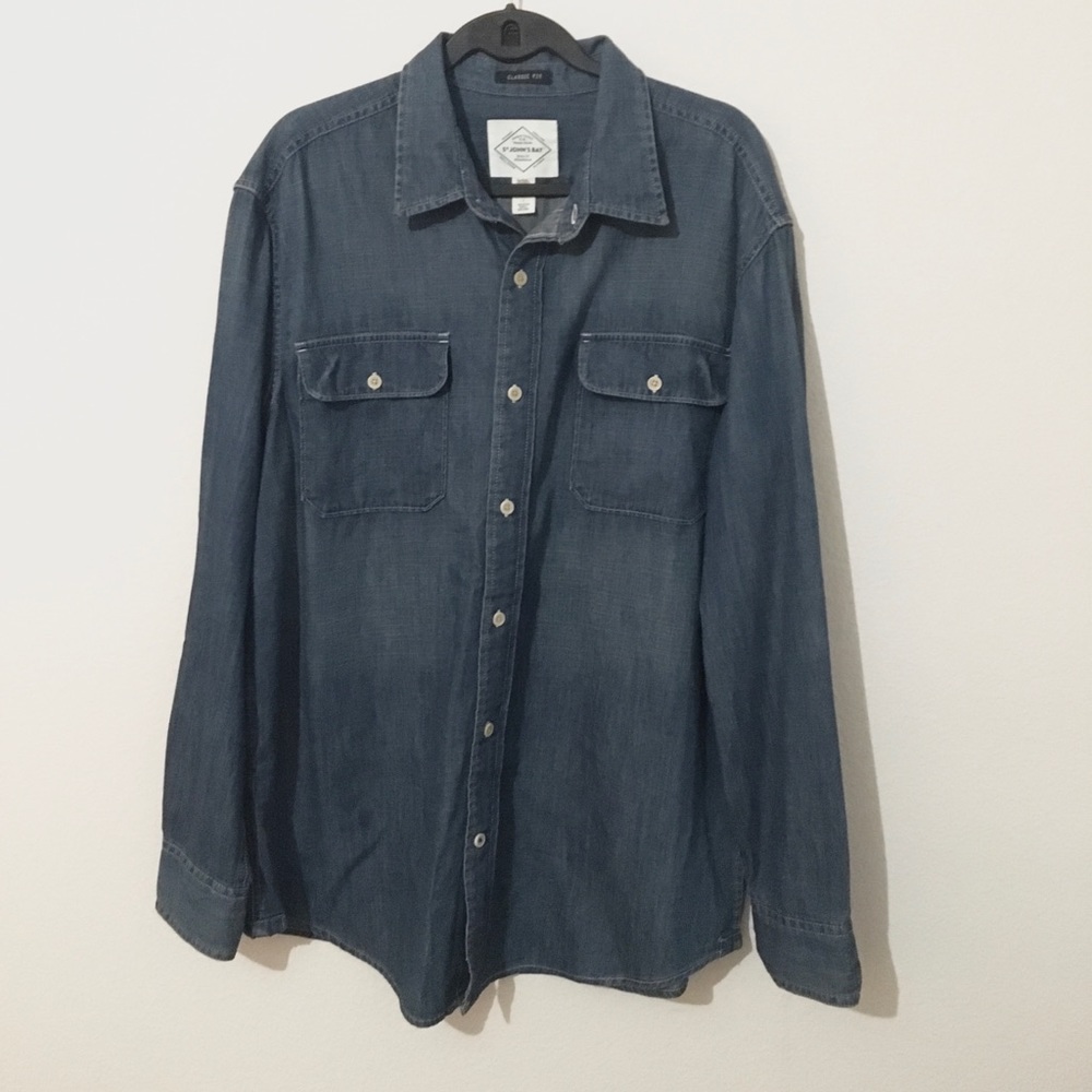 Saint John’s bay activewear | denim button down